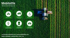 an aerial view of a farm field with the words mobbliotte on it