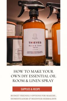 DIY Room & Linen Spray Made With Essential Oils Natural Diy Products, Abundance Essential Oil, Linen Spray Recipe, Diy Linen Spray, Essential Oils Recipes, Room Spray Recipe, Room And Linen Spray, Diy Room Spray, Room Linen Spray