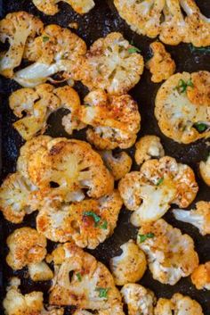 roasted cauliflower with garlic and parmesan cheese