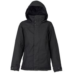 Women's Burton Jet Set Jacket 2018 - Large Black Black Outerwear For Snowboarding During Ski Season, Insulated Black Parka For Outdoor Activities, Black Windbreaker For Winter Skiing, Black Windbreaker For Skiing In Winter, Black Outerwear For Hiking And Ski Season, Black Windproof Outerwear For Ski Season, Functional Winter Sport Coat For Outdoor Activities, Black Windproof Ski Season Outerwear, Weatherproof Winter Outerwear For Snowboarding