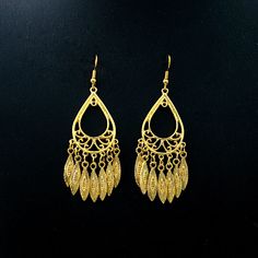 Material: Alloy Style: Ethnic Style Bohemian Earrings, Ethnic Style, Leaf Pendant, Watch Necklace, Ethnic Fashion, Pendant Earrings, Ring Bracelet, Earring Necklace, Ring Necklace