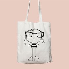 Girls Tote, Eco Friendly Bags, Funny Girl, Eco Bag, Bag Canvas, Mental Health Matters, Health Matters, Market Bag, Canvas Tote Bag