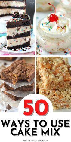 50 ways to use cake mix