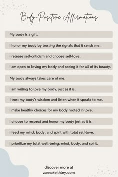 Therapy Affirmations, Evening Affirmations, Quotes About Self Love, Everyday Affirmations, Quotes About Self, Short Love Quotes, Acceptance Quotes, Body Wisdom, Image Positive