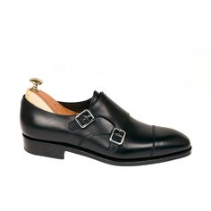 DOUBLE MONK STRAP IN BLACK BOXCALF Black Luxury Monk Strap Shoes With Tang Buckle, Luxury Black Monk Strap Shoes With Tang Buckle, Cordovan Shoes, Double Monk Strap, Leather Industry, Exclusive Shoes, Shoe Tree, Black Socks, Your Shoes