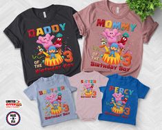 Personalized Pocoyo Cartoon Birthday Shirt, Pocoyo Family Birthday Shirt, Pocoyo Party Matching Shirt, Pocoyo Theme Birthday Shirt 👏CONGRATULATIONS You have found an online shop with reasonable prices, amazing quality, and fast shipping  We offer shirts for VACATIONS, HOLIDAYS, EVENTS, FAMILY REUNIONS, BIRTHDAYS, MOTHER'S DAY, FATHER'S DAY, GRADUATIONS, FUNNY T-SHIRTS as well as CUSTOM T-SHIRTS.  💖Description💖  --About this T-shirt--  👉Our Adult Unisex T-Shirt brand is BELLA CANVAS Available Pocoyo Theme, Cartoon Birthday, Family Birthday Shirts, Family Birthday, Family Reunions, Theme Birthday, Family Birthdays, Birthday Shirt, Matching Shirts