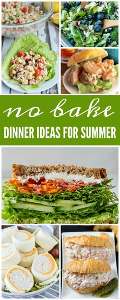 no bake dinner ideas for summer