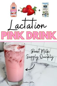 A simple recipe that helps boost your milk supply while also getting that Starbucks Pink Drink fix! Healthy Pregnancy Food