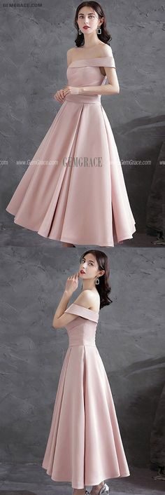 10% off now|Free shipping world-wide. Pretty Pink Satin Tea Length Hoco Party Homecoming Dress at GemGrace. Click to learn our pro custom-made service for wedding dress, formal dress. View #HomecomingDresses for more ideas. Pink Knee-length Satin Dress, Hoco Party, Delicate Gown, Cheap Homecoming Dresses, Homecoming Dresses Long, Wedding Store, For Wedding Dress, Dresses Cheap, Formal Party Dress