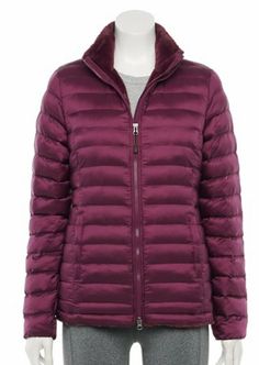 Ravishing Wine in Size XL New with tags 100 / 35 -20 A faux-fur lining, water-resistant shell and packable design makes this women's HeatKeep jacket a cold-weather essential.  PRODUCT FEATURES Packable design Water resistant shell Down fill Faux-fur lining Snap & zipper closure Long sleeves 2 exterior & 2 interior pockets FIT & SIZING 25-in. approximate length from center back to hem Designed to hit at the waist Midweight FABRIC & CARE Nylon Fill: down Machine wash Imported Winter Long Sleeve Packable Outerwear, Fall Long Sleeve Packable Outerwear, Packable Jacket, Water Design, Faux Fur Vests, Fall Style, Fabric Care, Cold Weather, Vest Jacket