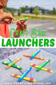 Art Engineering, Easy Stem, Steam Projects, Stick Crafts, Art And Science