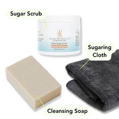 A True Cleansing Experience!   Pair this pack with any of our Hair Removal Kits for a simple clean-up and a nourishing skin cleansing treatment post Sugaring.   Details Complete Your At Home Sugaring Kit! Massage skin with Body Sugar Scrubs 2-3x's a week to exfoliate, moisturize and reduce ingrown hairs. Wash away dead Body Sugar Scrub, Skin Cleansing, Sugar Scrubs, All Natural Skin Care, Sugar Body Scrub, Flaky Skin, Vanilla Essence