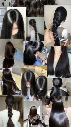 Vision board for , aesthetic, shiny thick long hair Thick Shiny Hair Aesthetic, Long Hair Aesthetic Vision Board, Thick Hair Vision Board, Healthy Hair Aesthetic Vision Board, Vision Board Long Hair, Healthy Hair Manifestation, Long Thick Hair Aesthetic, Long Hair Vision Board, I Want It I Got It Subliminal