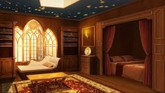 Fantasy Hotel, Background Game, Royal Background, Royal Room, Royal Bedroom, Castle Rooms, Bedroom Book, Game 2d