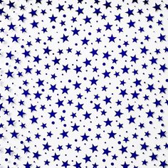 blue and white stars on a white background