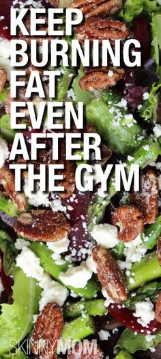 What you eat after a workout is very important! Gym Foods, Country Salad, After Workout Food, Tropical Smoothie, Asian Salad