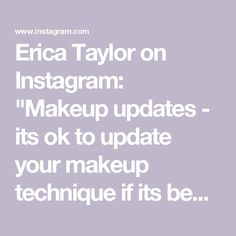 Erica Taylor on Instagram: "Makeup updates - its ok to update your makeup technique if its been a while #makeupover40 #makeuptutorial #over40 #1990s #1990sthrowback #millennial #genx #genxmakeup #matureskin #makeup #over40mom #over40club  #updated #fyp used @urbandecaycosmetics naked pallet @rarebeauty eyeshadow primer @saiebeauty hydrabeam concealer @guccibeauty bronzer" Erica Taylor, Makeup Over 40, Eyeshadow Primer, Instagram Makeup, Its Ok, Makeup Techniques, Bronzer, Makeup Yourself, Concealer