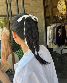 Ava Chen, Alex Volkov, Pony Hairstyles, Twisted Love, Bow Hairstyle, Hair Braid Videos