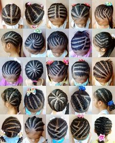 Styles Of Braids, Corn Row, Childrens Hairstyles, Cornrows Styles, Twisted Hair, Kid Braid Styles, Natural Hairstyles For Kids, Girls Natural Hairstyles