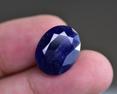 11.75 carat sapphire from Afghanistan by Uhadminerals on Etsy Faceted Sapphire Gemstones For Gift, Formal Faceted Sapphire Gemstones, Faceted Sapphire Gemstones For Formal Occasions, Gia Certified Sapphire Gemstones As Gift, Gia Certified Sapphire Gemstones For Gift, Pakistan, Sapphire, Ships, Gemstones