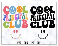 cool principals club svg and dxf files