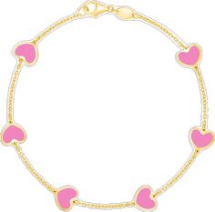 Elegant Pink Bracelet With Heart Charm, Pink Dainty Jewelry With Heart Charm, Dainty Pink Jewelry With Heart Beads, Pink Dainty Bracelet With Adjustable Chain, Dainty Pink Bracelets With Adjustable Chain, Dainty Pink Bracelet With Adjustable Chain, Pink Adjustable Chain Bracelet, Valentine's Day Pink Bracelets With Adjustable Chain, Pink Bracelets With Adjustable Chain For Valentine's Day