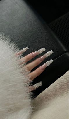 White Nail, Kawaii Nails, Aesthetic Look, Manicure Y Pedicure