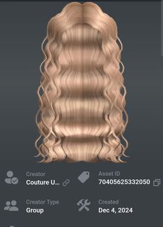 an image of a woman's hair in the app