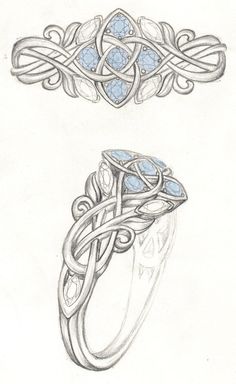 Engagement Ring Drawing Sketch, Jewel Art Drawing, Anime Rings Drawing, Gold Jewelry Drawing, Fantasy Accessories Drawing, Anime Jewelry Drawing, Jewellery Sketches Illustration, Jewels Drawing, Diy Engagement Ring