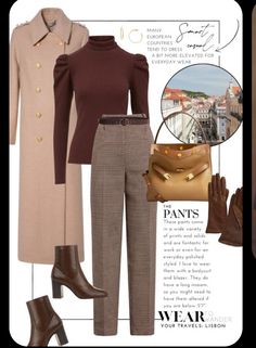 Outfits For Portugal, Wear To Wander, Blanket Patterns, Casual Work Outfits, Looks Chic, 가을 패션, Work Wardrobe, Mode Vintage