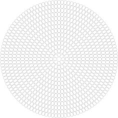 a white circular pattern on a white background