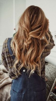 Autumn Dress Outfit, Autumn Hairstyles, Cute Autumn, Holiday Hairstyles, Auburn Hair, Autumn Dress, Stylish Hair, Dress Outfit