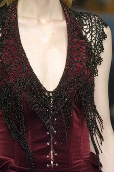 . Classy Chic, Dress For Success, Flower Child, Burgundy Color, Dali, Trendy Colors, Shades Of Red, Fashion Details, Beaded Embroidery