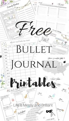 Online Bullet Journal, Free Bullet Journal Printables, Bullet Journal Calendrier, Bullet Journal Layout Templates, Bullet Journal Template, Diario Bullet, How To Bullet Journal, Planner Diario