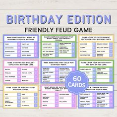 the birthday card game for friends to play