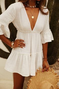 Outfits For Beach Vacation, Dresses For Beach Vacation, Beach Vacation Dresses, Vacation Dresses Beach, Fest Outfits, Albufeira, Bohol, Plus Size Vintage, Outfit Trends