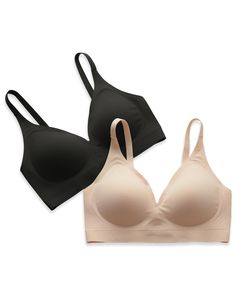 PRICES MAY VARY. Skin-Friendly Fabric: Our soft bra for women wirefree uses new fabric provides a soft and breathable feel, Comfortable elasticity brings coverage just right, making it perfect for all-day comfort Soft Support and Lift: Our wireless bra pack has wirefree design offers soft support, push-up feature provides a natural lift and enhances your curves, giving you a flattering silhouette Seamless and No Show: This support bra for women uses a new "Jelly Strip" bonding craft to give a se Bra Pack, Body Types Women, Wireless Bras, Bra For Women, Support Bra, Lingerie Drawer, Lounge Lingerie, Soft Bra, Everyday Bra