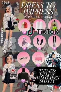 an advertisement for a fashion show with dolls and accessories