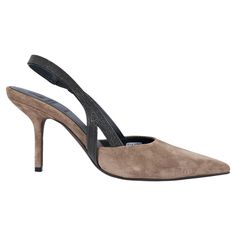 100% authentic Brunello Cucinelli pointed-toe pumps in kid taupe suede with Monili trim anchored by a sleek stiletto heel. Monili-embellished slingback strap. Brand new. Measurements Imprinted Size 38 Shoe Size 38 Inside Sole 25cm (9.8in) Width 7.5cm (2.9in) Heel 8cm (3.1in) All our listings include only the listed item unless otherwise specified in the description above. Brunello Cucinelli Bag, Pumps Shoes, Slingbacks, Brunello Cucinelli, Stiletto Heel, Pump Shoes, Jimmy Choo, Stiletto Heels, Christian Louboutin