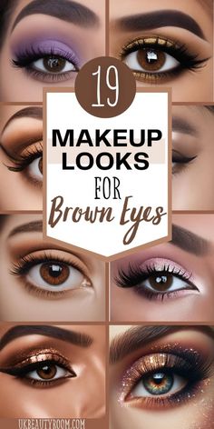 If you have lovely brown eyes, there are plenty of ways to make them even more stunning. Whether you like to keep things subtle or go all out, this article is packed with makeup ideas for brown eyes. Wedding, colorful, natural, tutorial, party, dark skinned winged eyeliner, black dress, step by step, and hair, and blonde hair, and black hair. #SeptemberReset24