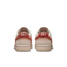 DZ4706-200 Pink Construction, Nike Sneakers Mens, Burnt Red, Nike Models, Cute Nikes, White Nike, Clean Shoes, Nike Dunk Low, School Shoes