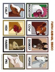 stamps with different animals on them and the words fox, goose, beaver, koala