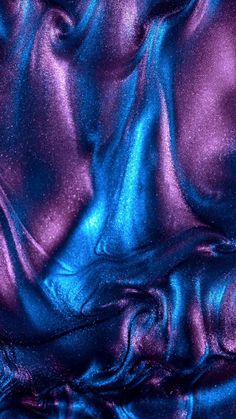 purple and blue fabric with metallic foil on it