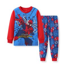 Unleash Your Little Hero with Baby Boy Cartoon Style Underwear Home Clothes Set! 🕷️✨ Children's Superhero Spider-man Pajamas for just $9.99! Shop now! #Spiderman #KidsPajamas #SuperheroStyle Spiderman Pajamas, Kids Pajamas Boys, Spiderman Outfit, Cotton Nightwear, Spiderman Kids, Pjs Set, Batman Kids, Shirt Pant Set, Cotton Sleepwear