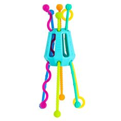 an image of a toy that is in the shape of a contraption with different colors and shapes