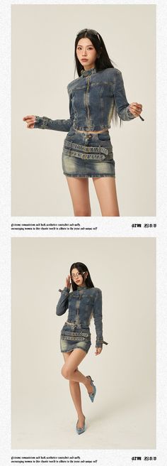 Applicable age: 18-25 years old Material: Cotton Size: S M L XL Color classification: blue (top) blue (bottom) Item No.: W3914E31 B3944E31 Ingredient content: 96% and above Listing Year Season: Spring 2023 Fitted Blue Denim Skirt For Streetwear, Casual Blue Denim Skirt For Winter, Washed Blue Button-up Denim Top, High-rise Blue Denim Mini Skirt, Luxury High-rise Blue Denim Skirt, Luxury Denim Blue Mini Skirt, Strap Jeans, Distressed Washed Blue Button-up Denim Top, Suit Bag