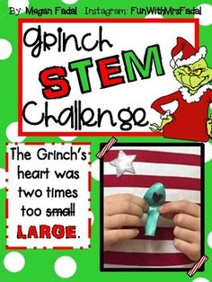 Grinch Centers, December Stem, Grinch 2018, Abeka Homeschool, Grinchmas Party, Dr Seuss Activities