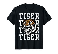 PRICES MAY VARY. Celebrate Your Team Cheer your family friend for games day, Tiger Pride Tiger Mascot Vintage School Sports Team. Ideal for anyone with unwavering pride in their Tigers team, from players to family members. Order yours today and let your School Spirit roar! For Mom, Mommy, Mother, Dad, Daddy, Papa, Father, Grandparent, Aunt, Uncle, Brother, Sister, who relish the thrill of watching their children excel in football, basketball, baseball, or any school sport, this tees is the perfe Team Cheer, Tiger Mascot, Vintage Tiger, Cute Tiger, School Spirit Shirts, Spirit Shirts, Vintage School, Tiger T Shirt, Family Friend