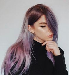 Lavender Hair Colors, Arctic Fox Hair Color, Lilac Hair, Hair Color Purple, Grunge Hair, Ombre Hair