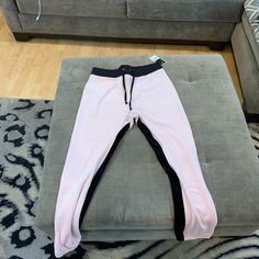 Juicy Couture Black Label Joggers. Never Worn. Tags On. Slight Discoloration From Black Pants Near Groin Area Which Will Probably Come Out When Washed By Buyer Pink Stretch Sweatpants For Loungewear, Pink Sweatpants For Lounging, Trendy Pink Sweatpants For Lounging, Pink Athleisure Bottoms For Loungewear, Pink Athleisure Sweatpants For Lounging, Pink Stretch Bottoms For Loungewear, Sporty Pink Loungewear Pants, Pink Stretch Pants For Loungewear, Stretch Pink Pants For Loungewear